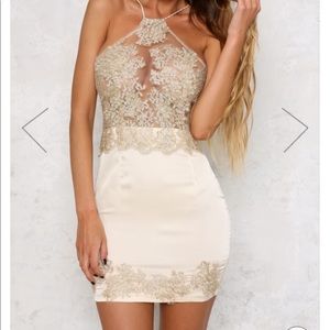 Beautiful rose gold dress